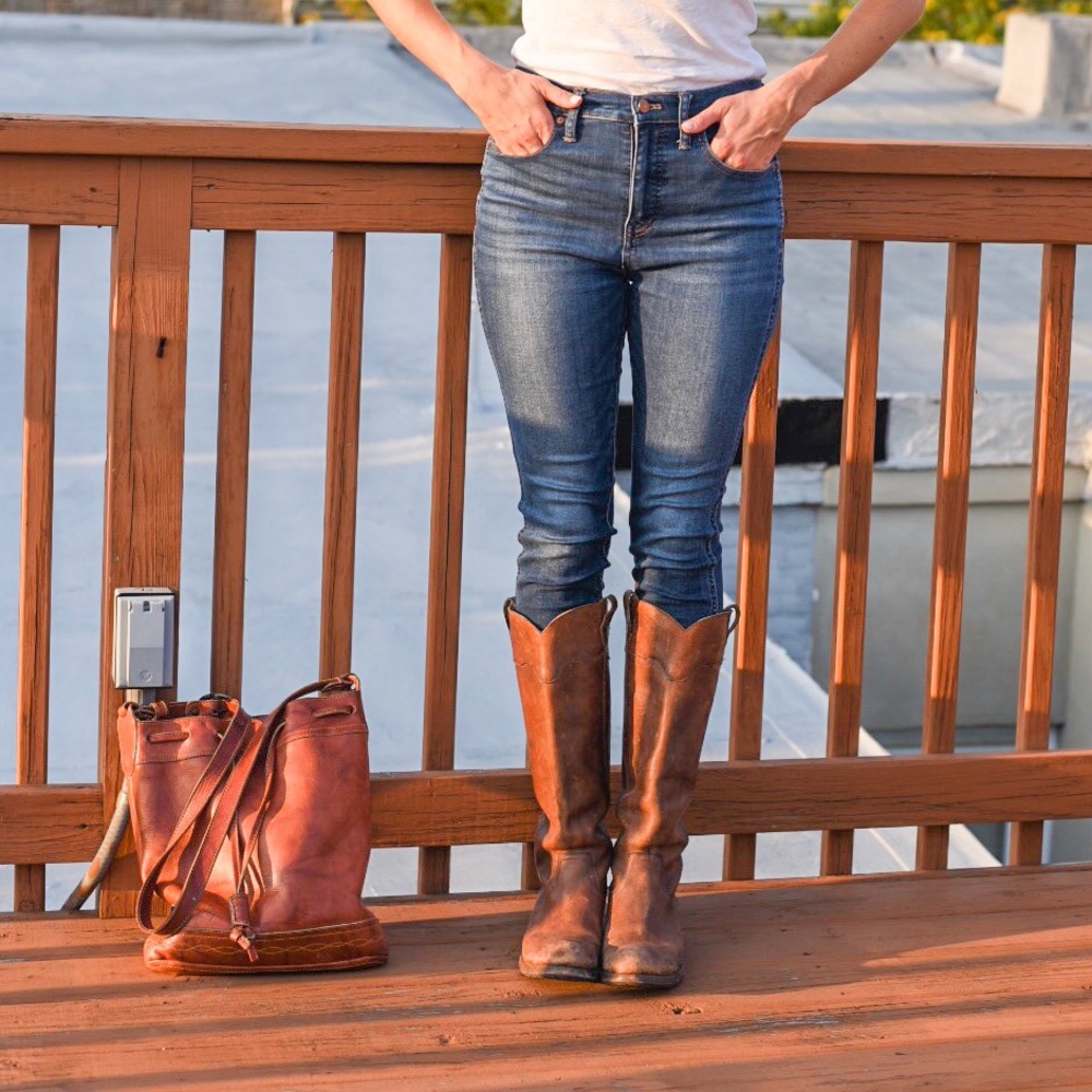 Frye Carson Lug Riding boot